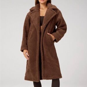 NEW with tag Fabletics Chocolate Teddy Jacket